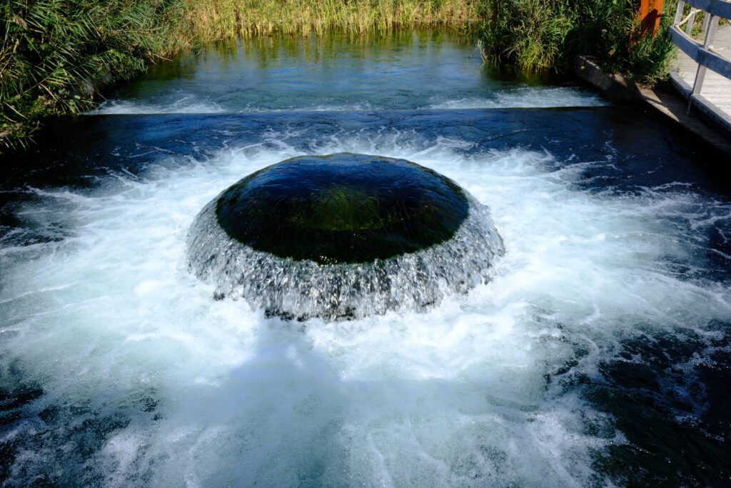 structuur water sluitertijd