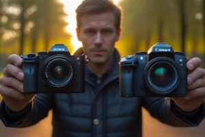 Wat past bij jou? Een systeemcamera of spiegelreflexcamera? Wat past bij jou? Een systeemcamera of spiegelreflexcamera?