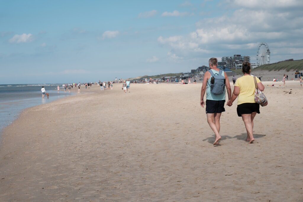 Portret op het strand