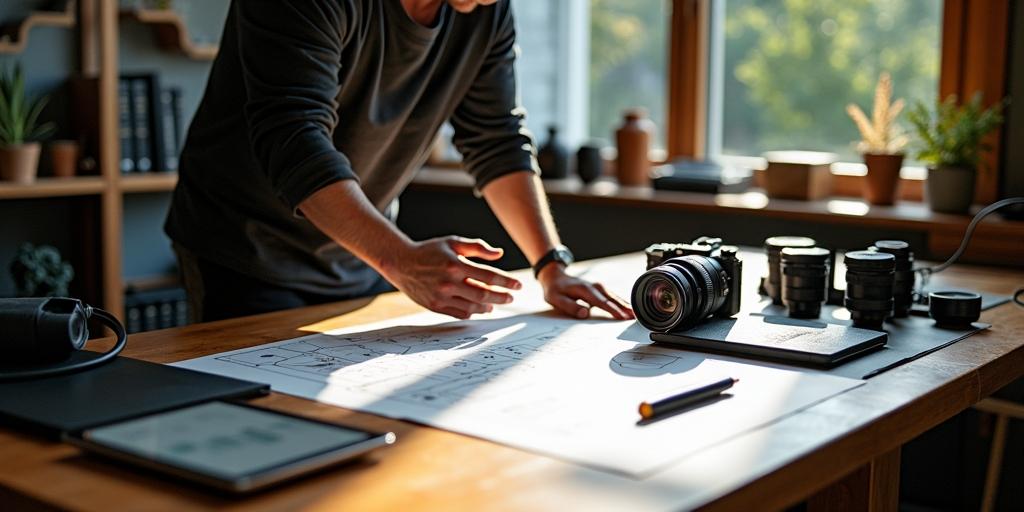 Voorbereiding externe photoshoot