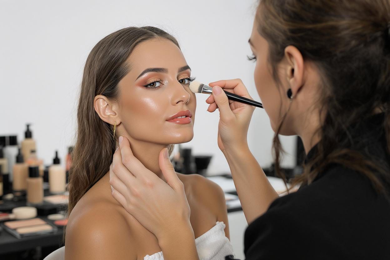 Make-up instucties model