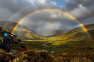 Fotograferen van een regenboog