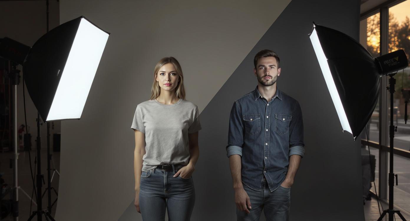 continu licht vs. flash light